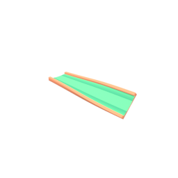 Spline Concave Straight Skew Right